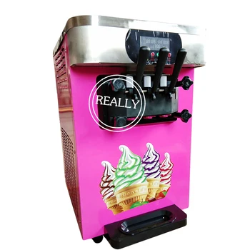 Kereskedelmi 3 íz 22 L lágyszívű fagylalt gép hordozható joghurt gelato fagylalt készítő