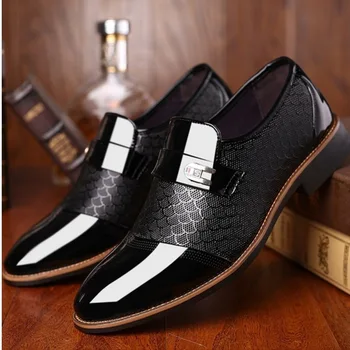 2023 Új Férfi Cipő, Bőr Cipő Luxus Párt Irodájában Üzleti Alkalmi Cipő Naplopók Zapatos De Vestir Hombre Plus Size 38-50