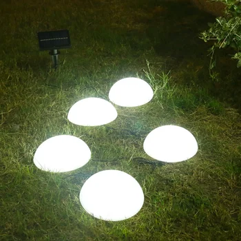 Napelemes Golyó LED Vízálló, Kültéri Udvaron Kerti Táj Világítás Kerti Dekorációs Gömb Lámpa Napelemes Lámpa